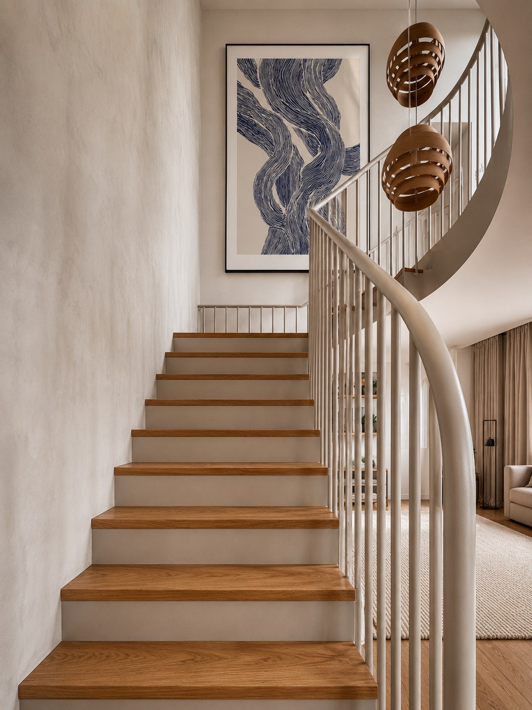 Apartament w Porcie Praskim — schody